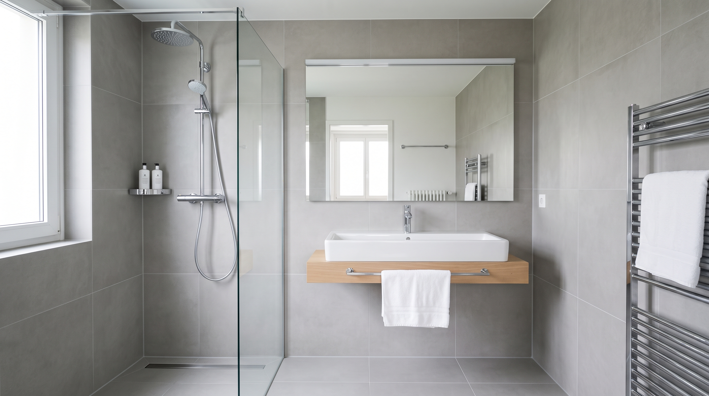 Badezimmer nach der Reinigung durch Lenaro