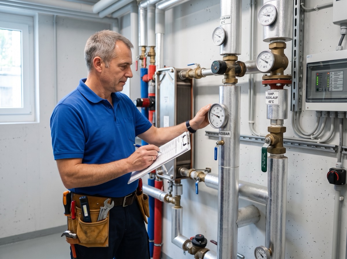 Kontrolle der Haustechnik durch den Hauswart